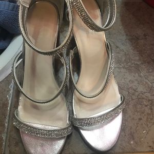 Gently Worn David’s Bridal Block Heels